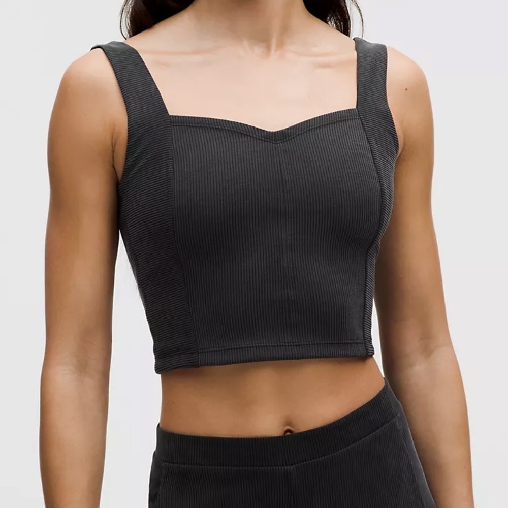 Lululemon Ribbed Softstreme Sweetheart Tank Top